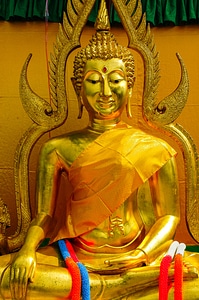 Buddah deity golden photo