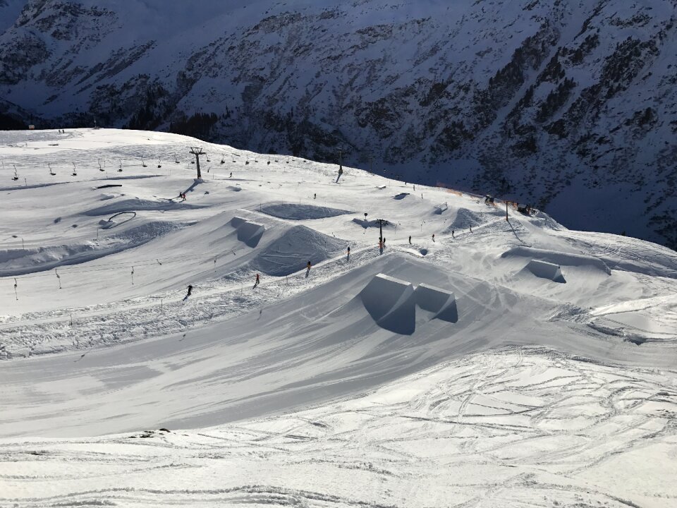 Snow landscape tyrol