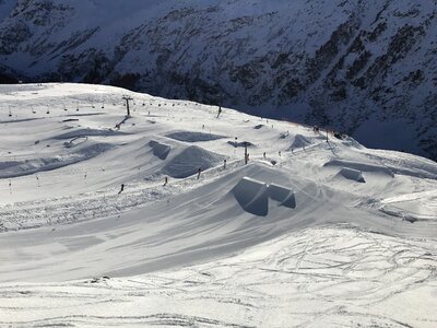 Snow landscape tyrol