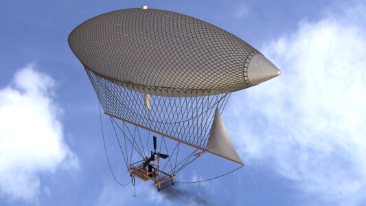 Zeppelin flight balloon