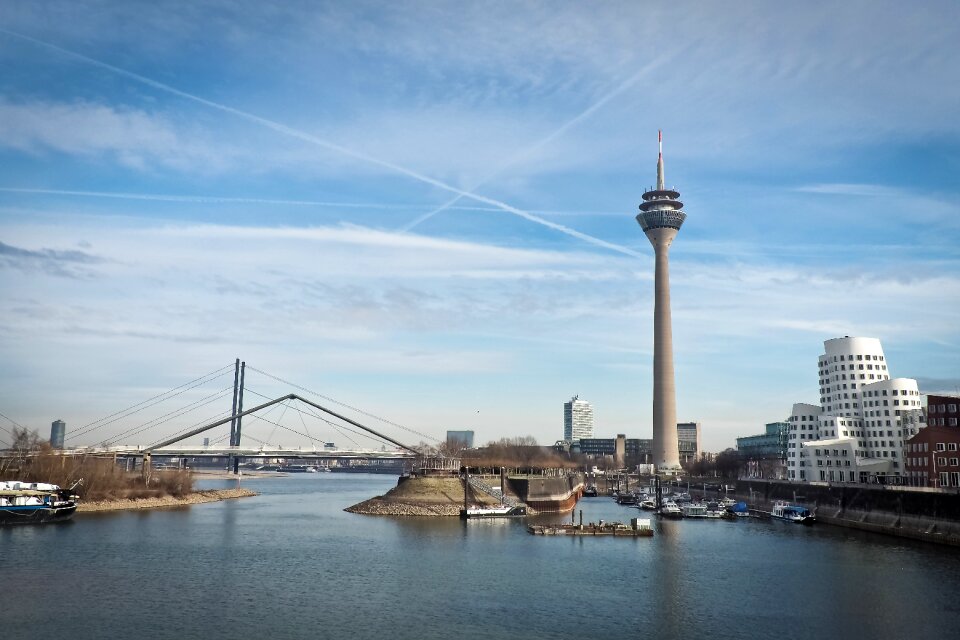 Tv tower sky river