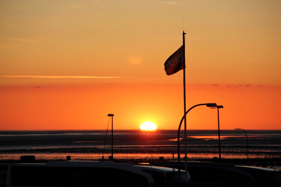 Husum afterglow coast