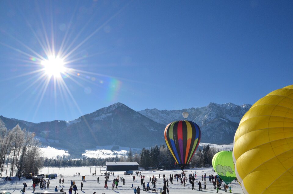 Hot air balloon ride ballooning captive balloon