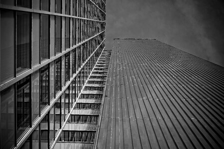 Modern facade sky