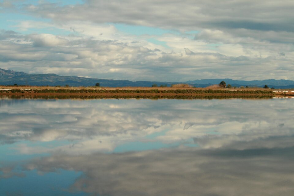 Sky reflection clouds