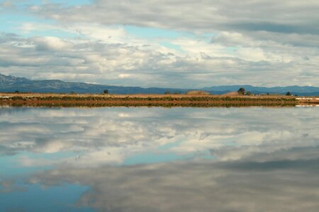 Sky reflection clouds