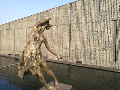 Nanjing sculpture killed in the nanjing massacre memorial hall photo