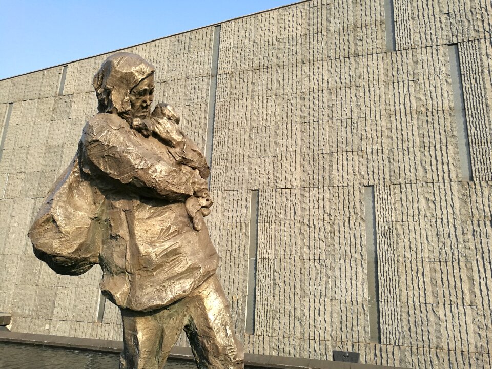 Nanjing sculpture killed in the nanjing massacre memorial hall