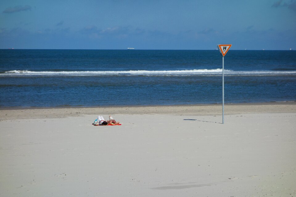 Infinity blue beach