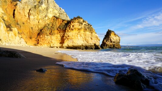 Seaside beaches waves photo