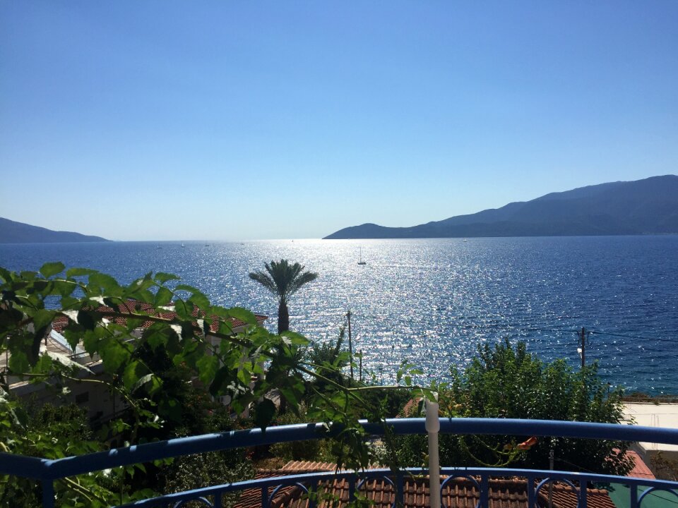 Summer holidays blue sky