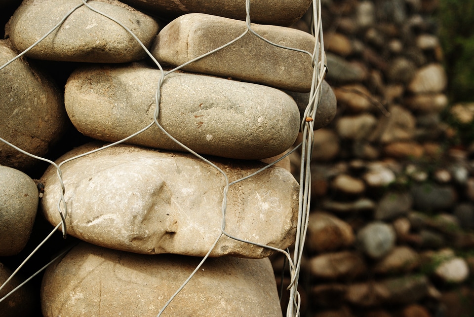 Granite rocks stone sculpture