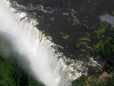 Water fall zambia photo