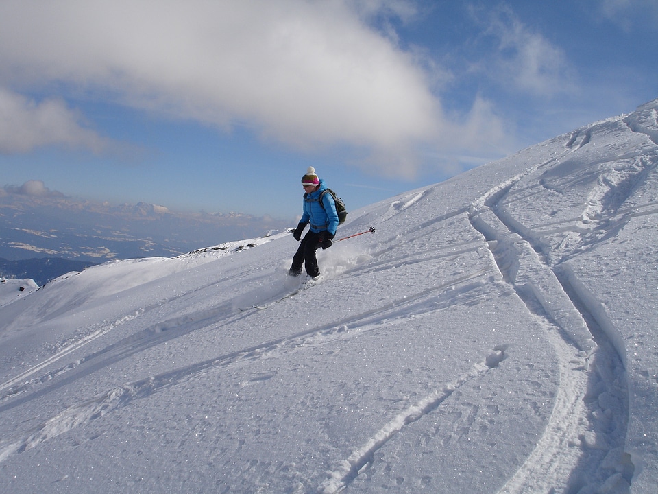 Ski touring skitouren goers outdoor