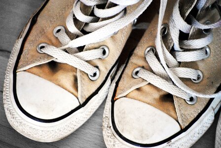 Sneaker shoelace leisure photo