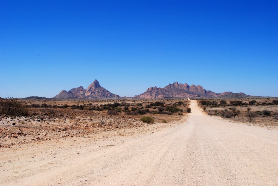 Mountain spitzkoppe landscape