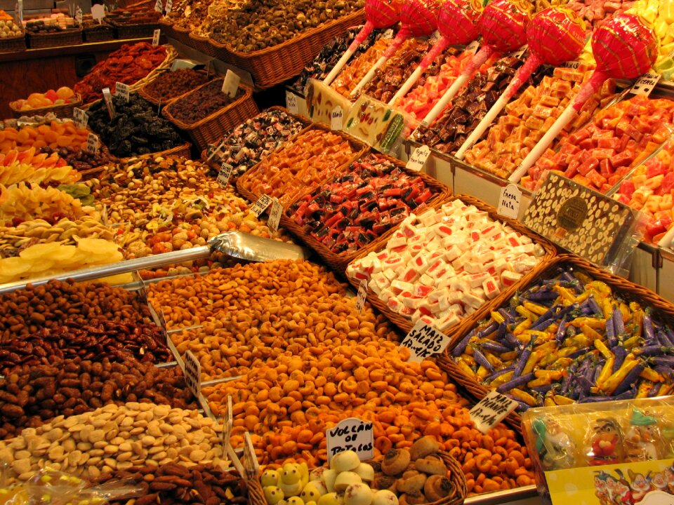 Trade shop dried fruits