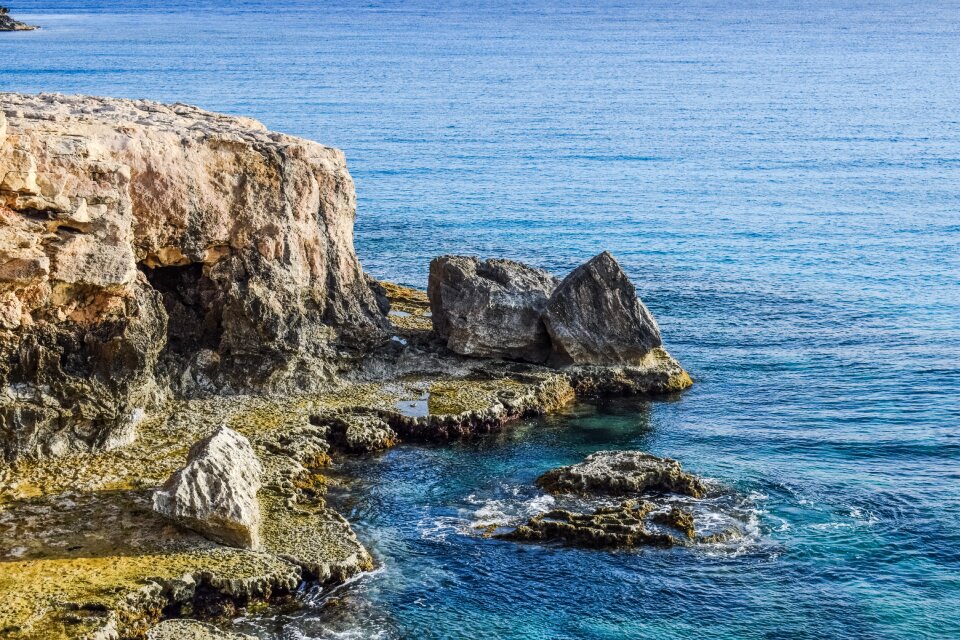 Nature cliff rocks