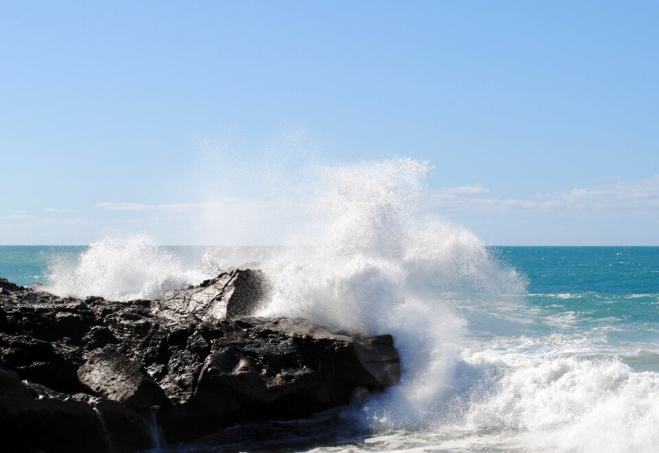 Beach sea surf photo