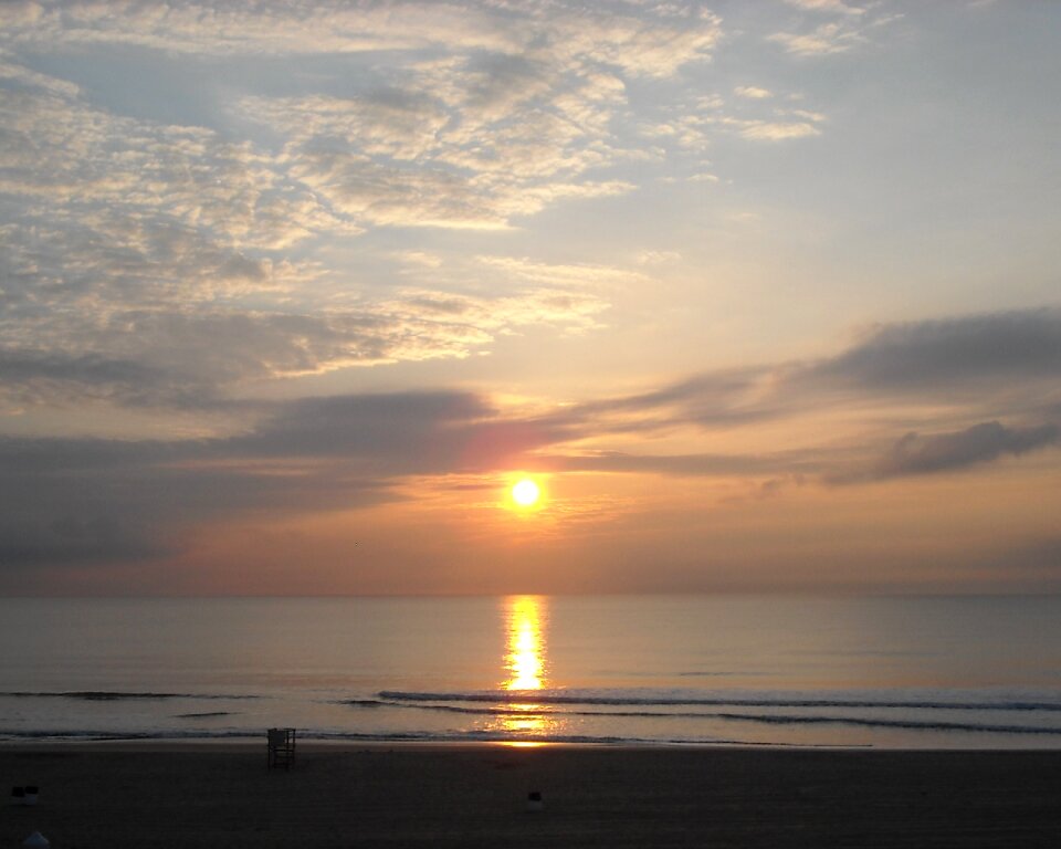 Sunrise water nature