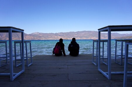 Lugu lake the water village partner photo