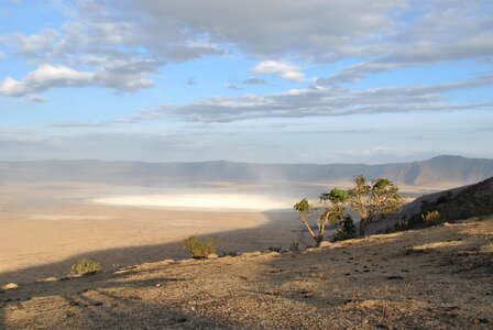 Africa national park landscape
