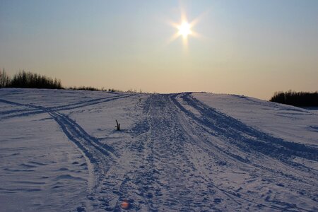 Siberia frost sun photo
