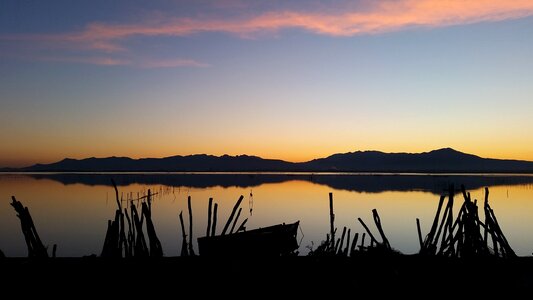 Romantic mirror abendstimmung