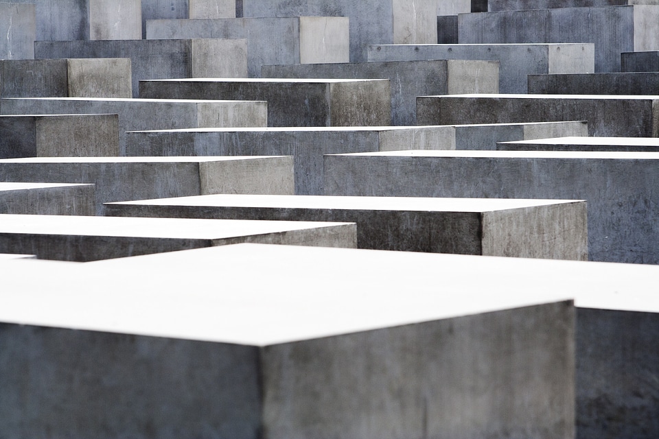 Berlin concrete holocaust memorial