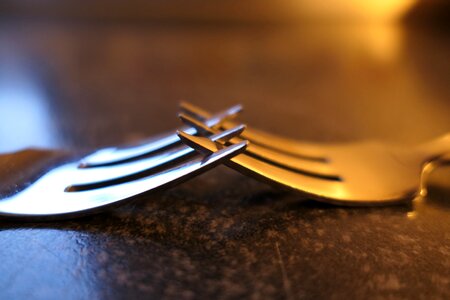 Metal metal fork small fork