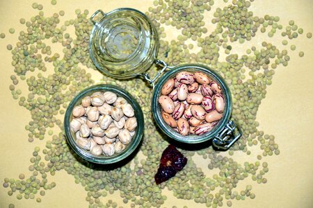 Quail beans beans dry