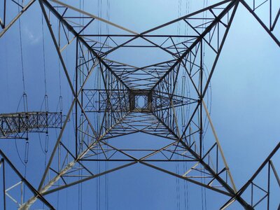 Electrical exterior electrical tower photo