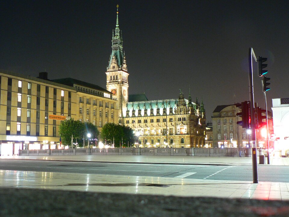 Hamburg town hall building