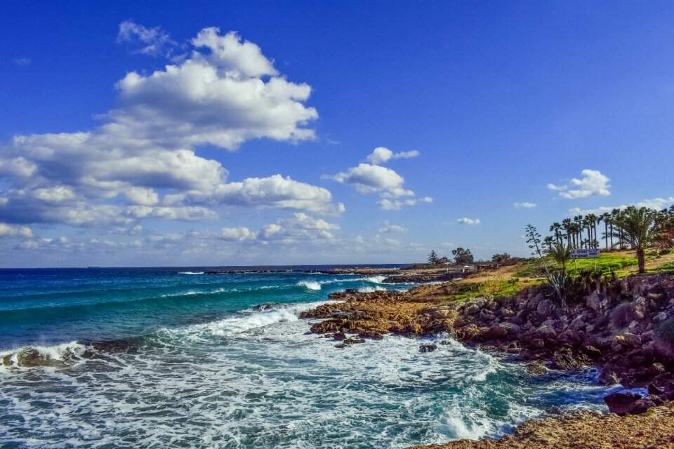 Clouds nature coast