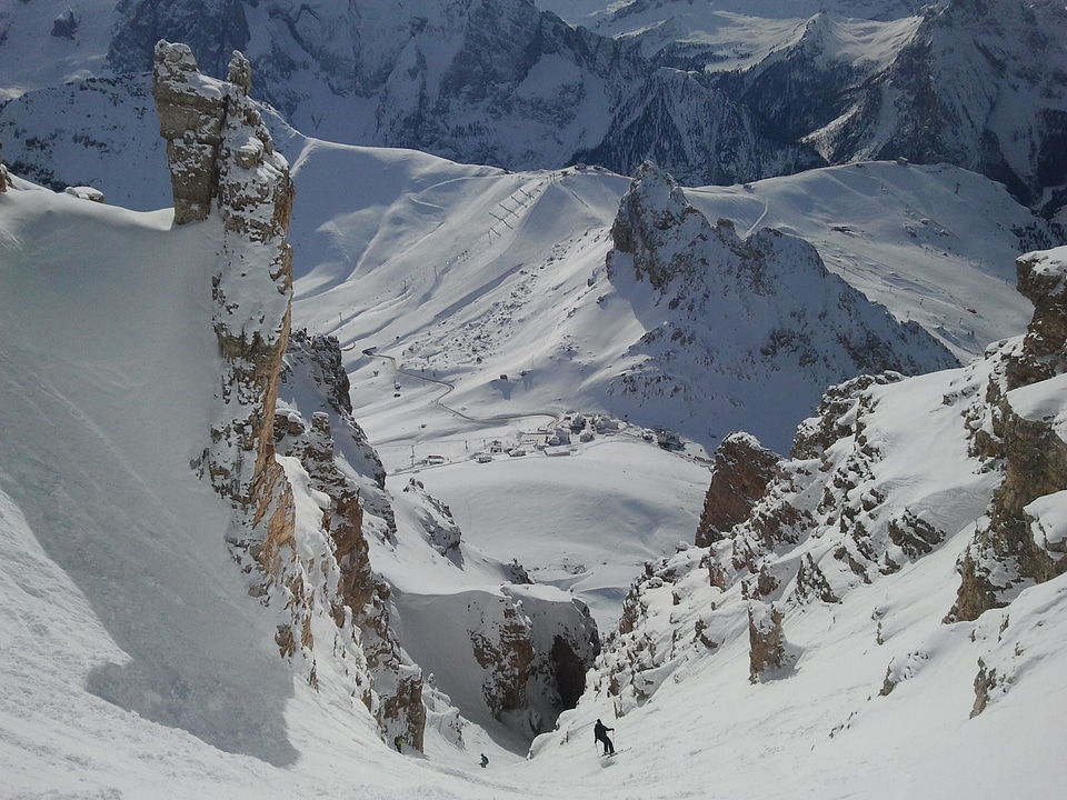 Steep slope gutter dolomites