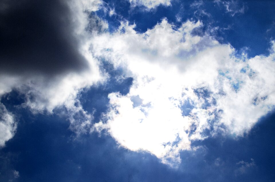 Abstract blue heaven