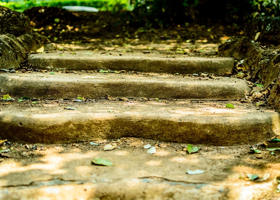 Old stone temple photo