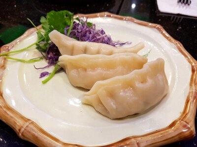 Chinese jjinmandu midnight snack photo