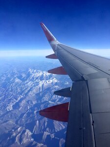 Blue sky mountains holiday