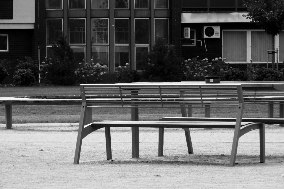 Relaxation resting place black and white