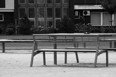 Relaxation resting place black and white