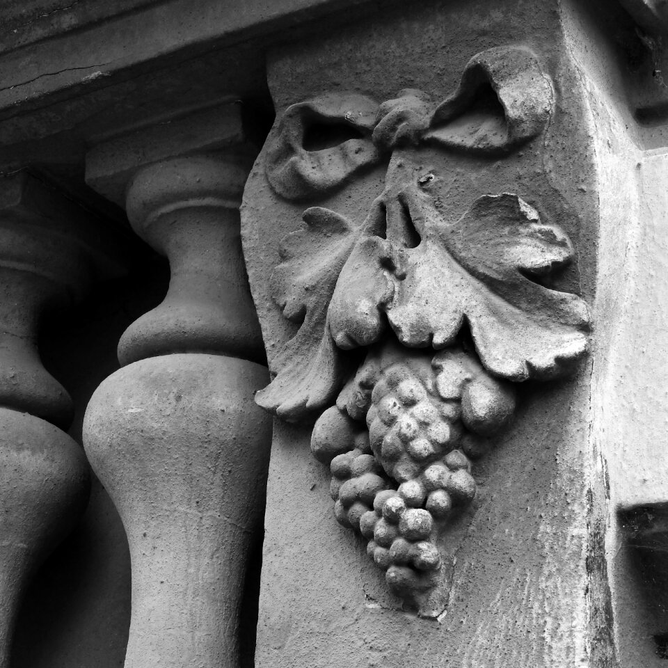 Grapevine historic house detail