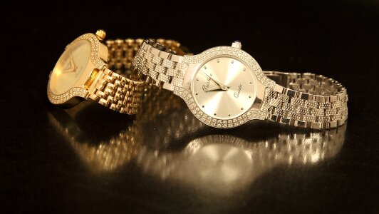 Jewelry watch gold