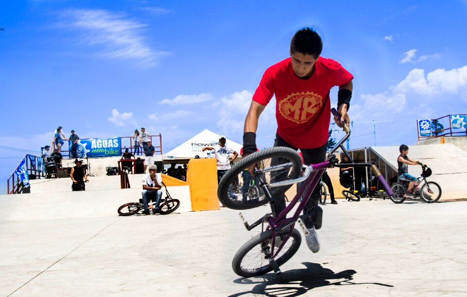 Bmx bicycle sport photo