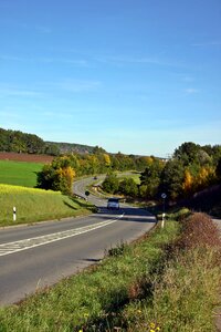 Auto roadway curve photo