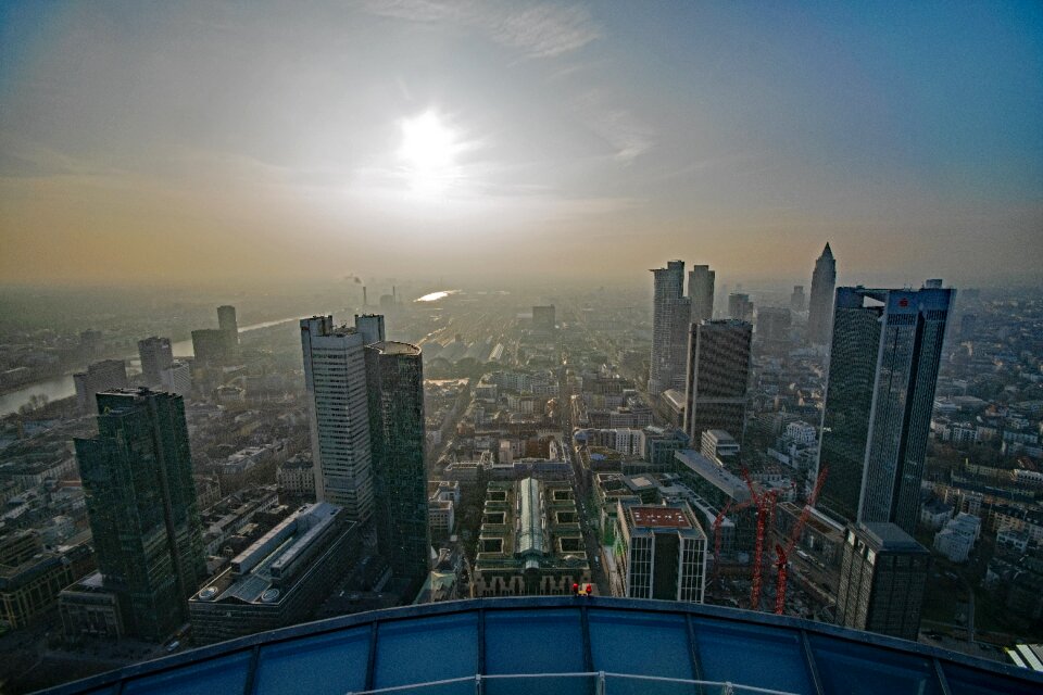 Main tower aerial view view