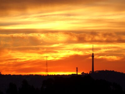 Landscape horizon eventide photo