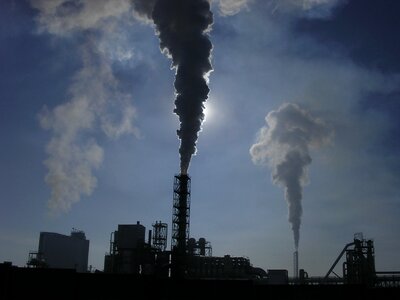 Landscape emissions chimney