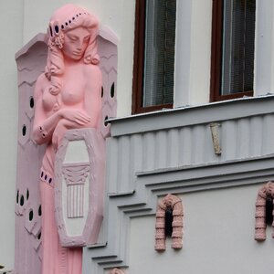 Facade relief czech budejovice