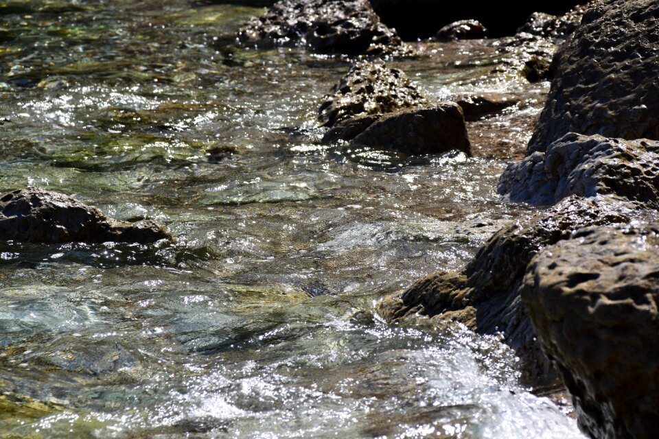 Movement unruhigesee sea